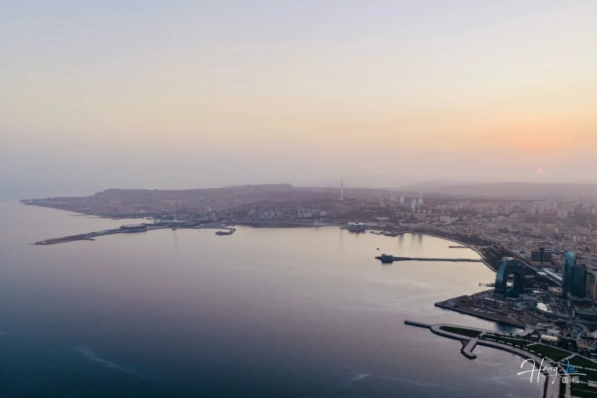 Coastal city horizon